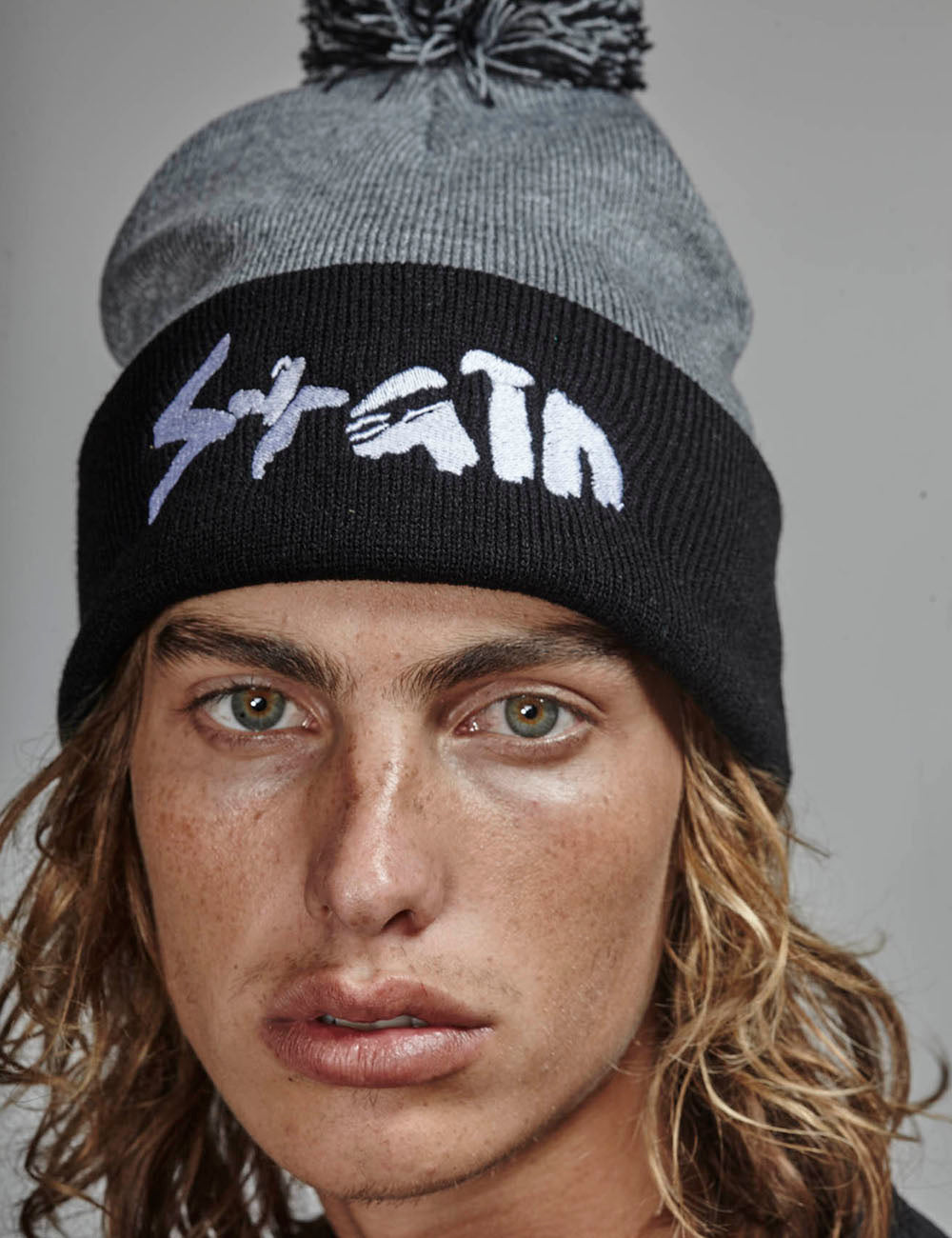 Knit Beanie Cap-Punk Logo