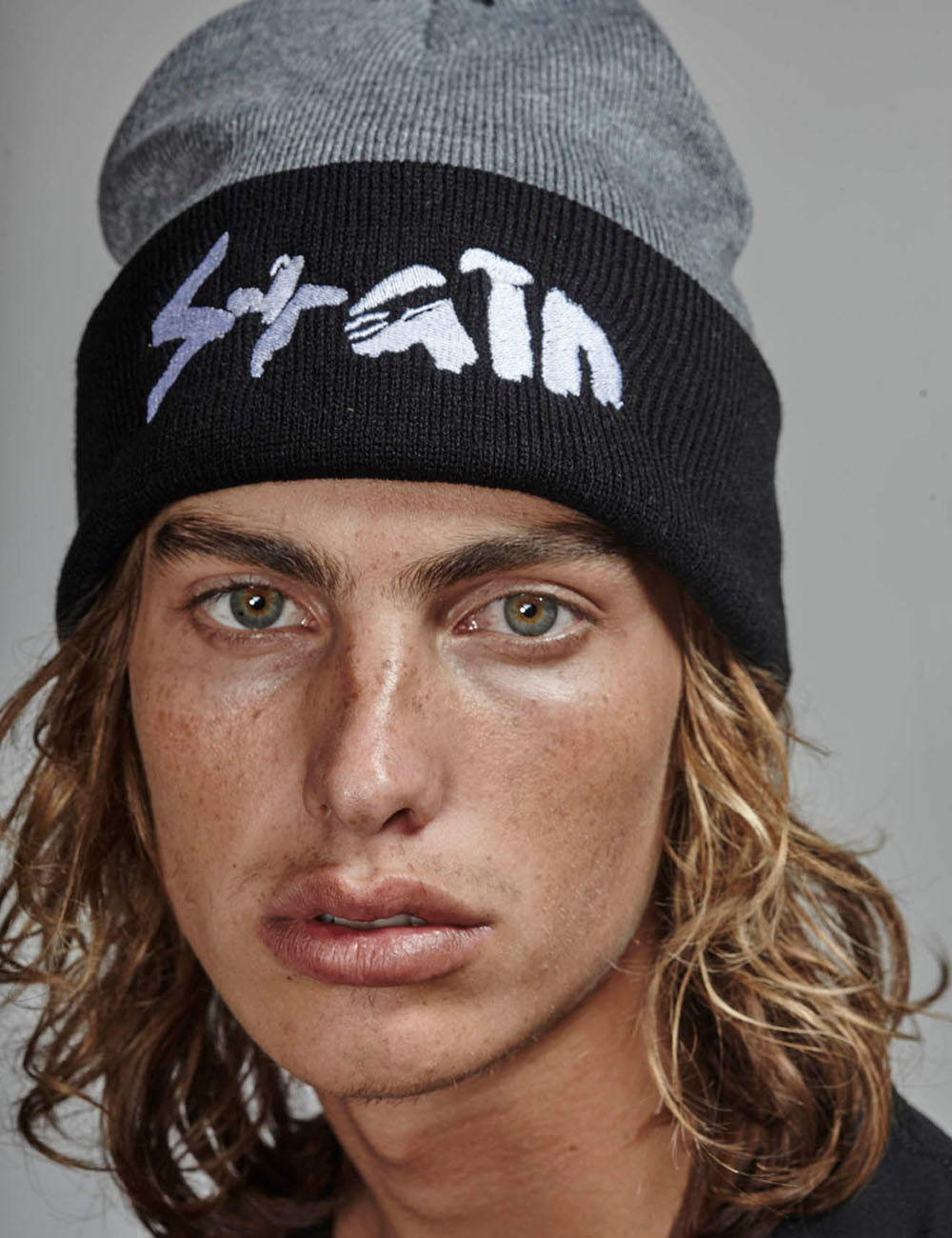 Knit Beanie Cap-Punk Logo