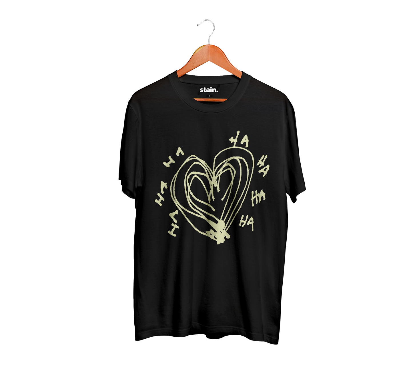 HAHA HEART S/S T SHIRT